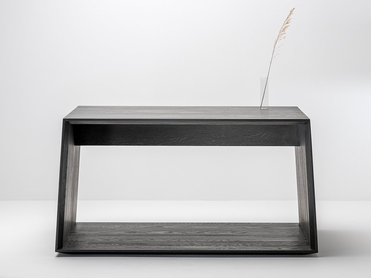 Table basse Anouk en chêne noir - Bois Français et finition naturelle