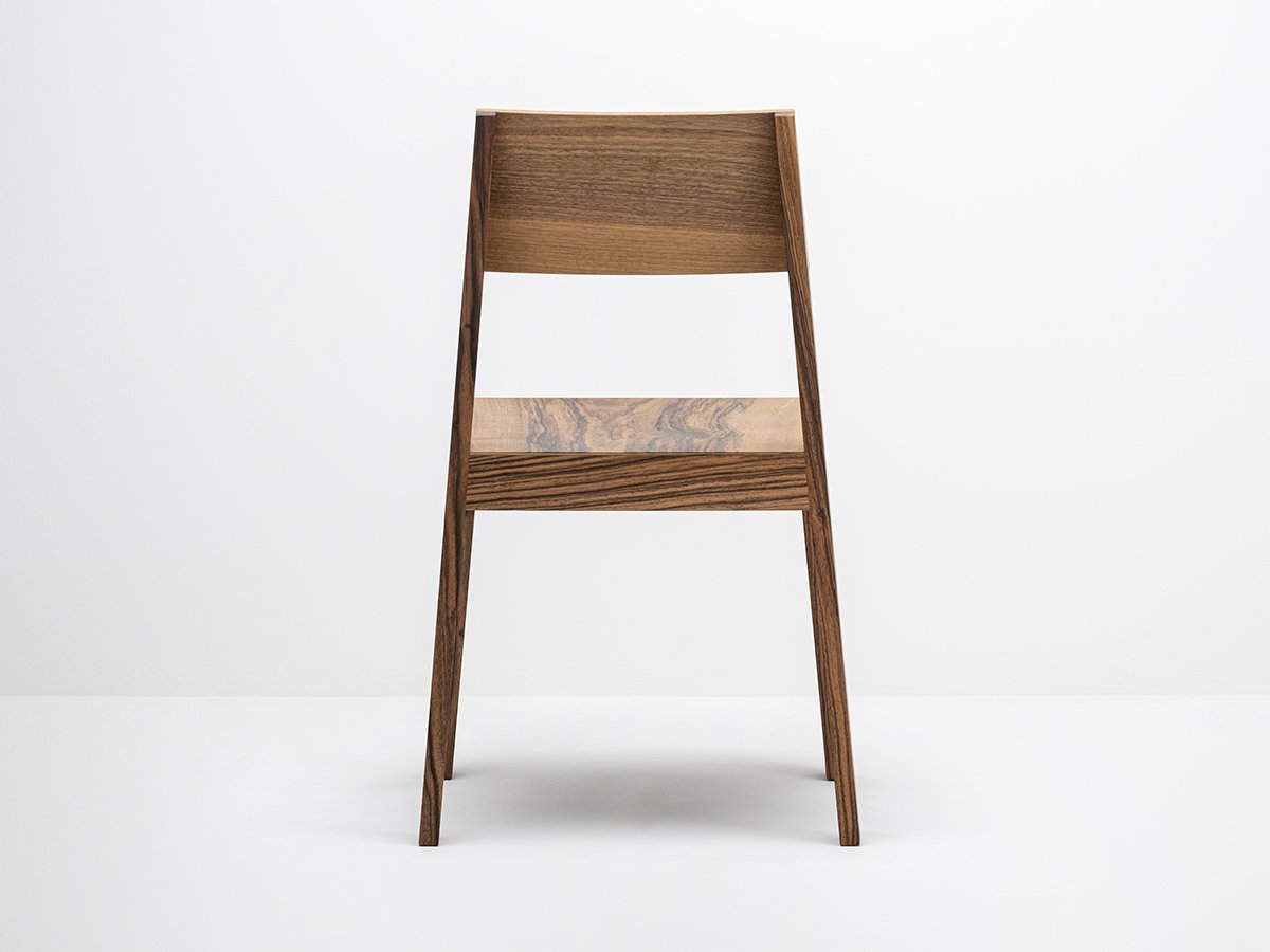 Chaise PilPil en noyer - 100% fabriqué en France