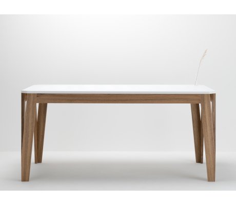 Table en bois massif de noyer design made in france en résine et en bois - MéliMélo