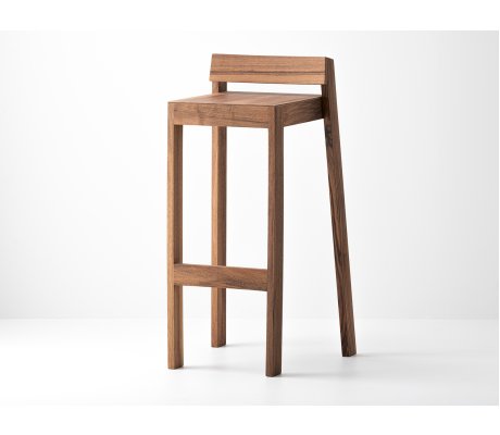 Tabouret PilPil en noyer - Bois et design made in France
