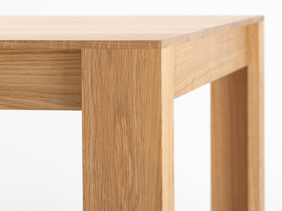 Table en chêne rectangulaire moderne Disponible en plusieurs dimensions - Elmar