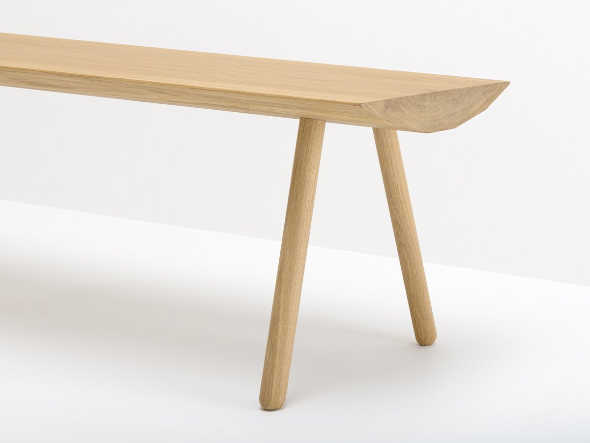 Banc Dendro Light en chêne massif - 4 longueurs au choix