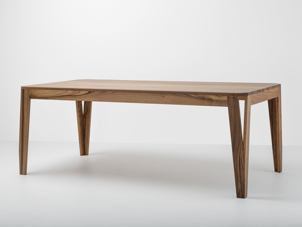 Table en bois de noyer sur mesure 100% fabriqué en France - MéliMélo