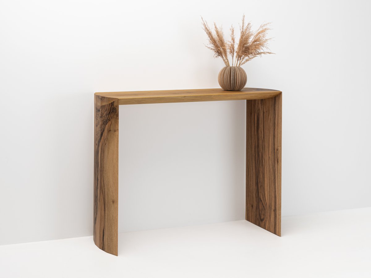 Console  en noyer - Dendro en noyer