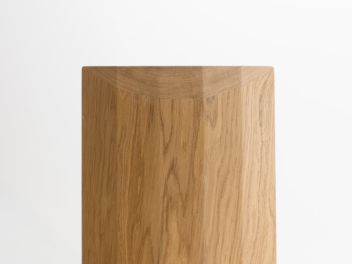 Petite console en bois massif - Dendro Slim en chêne