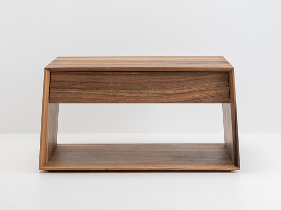 Table d'appoint en Bois de Noyer naturel certifié PEFC - Collection Anouk