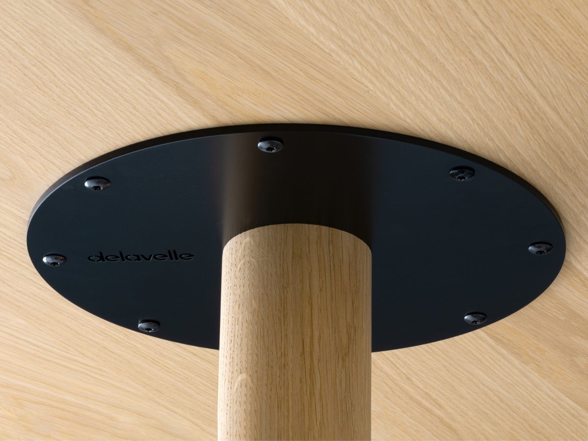 Table basse Bistronome diamètre 60 cm - Bois et métal aux finiitions soignées