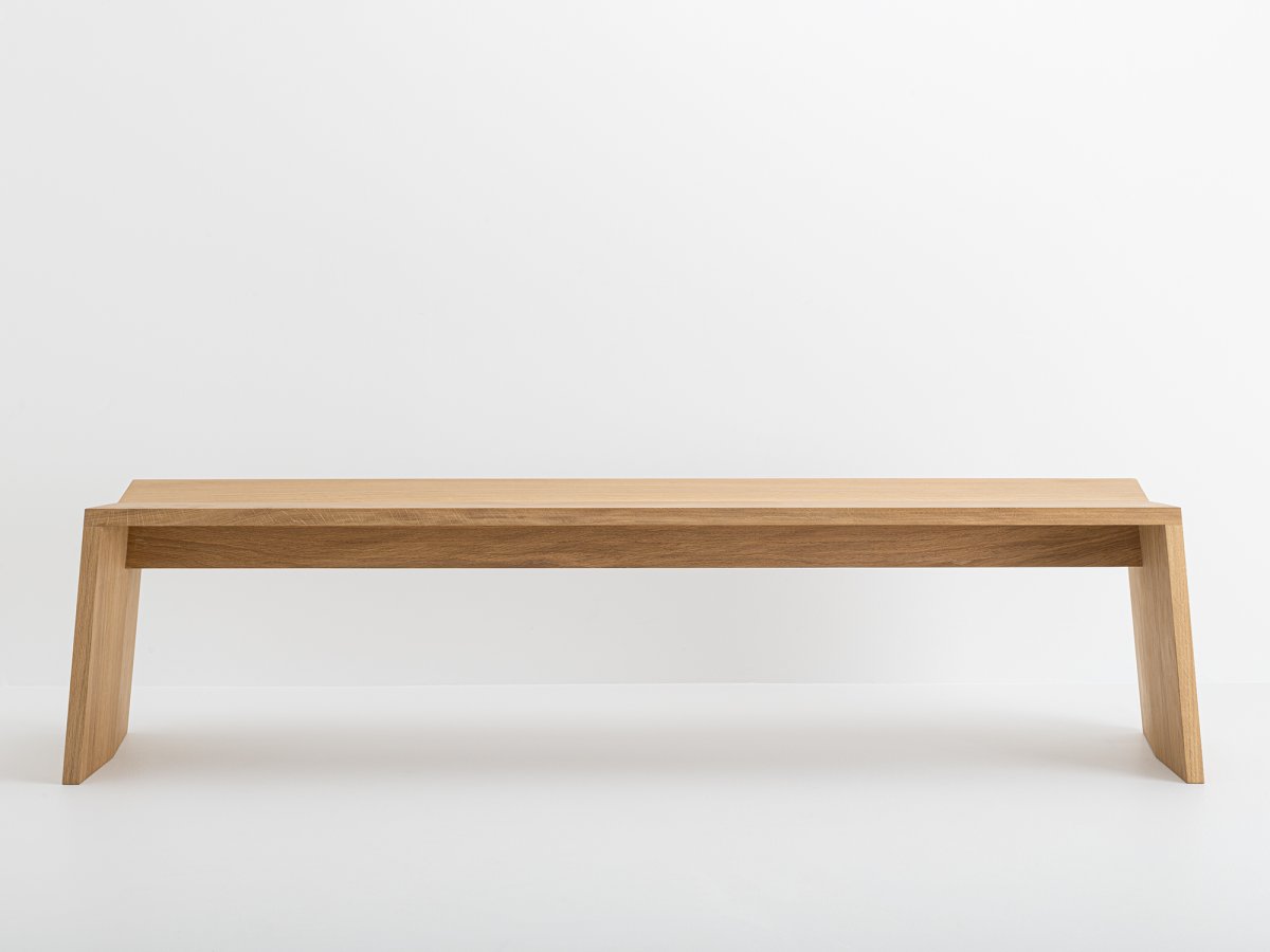 Grand banc de salle à manger en chêne PAP 240 cm