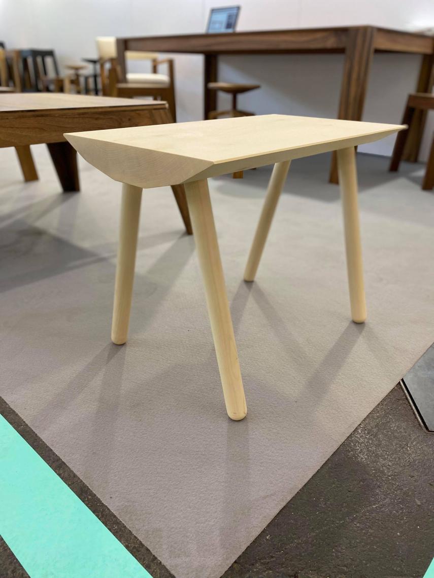 prototyp Dendro Bank aus Holzschwarte prototyp Dendro Bank aus Holzschwarte