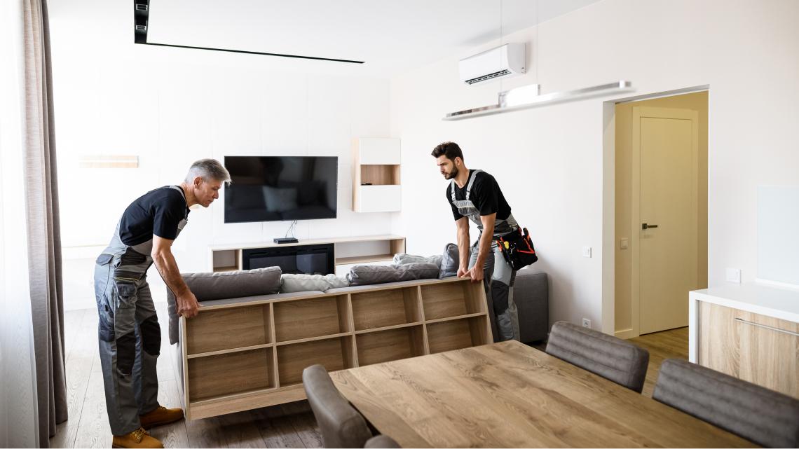 Delivery and installation of your furniture